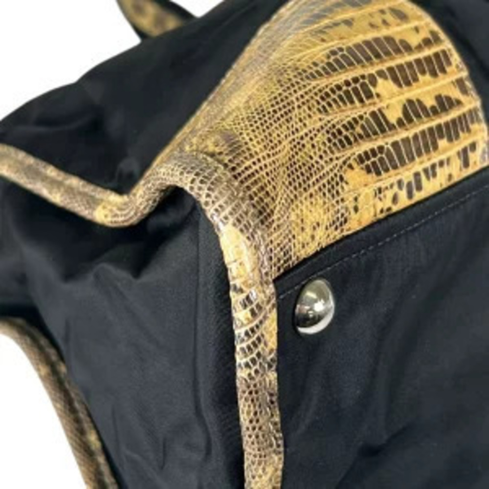 Prada Python Triangular 2Way Shoulder Bag Black - Picture 8 of 10